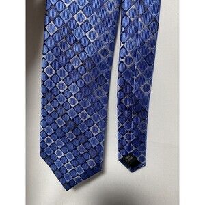Michael‎ Michael Kors Blue Circle Mens Neck Tie 57" long